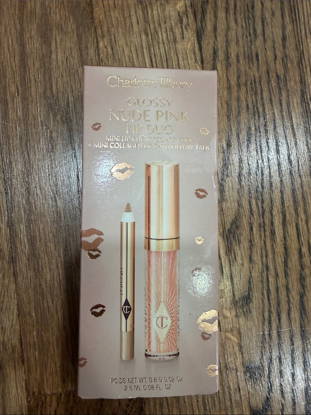 Charlotte Tilbury Glossy Nude Pink Lip Duo – NIB